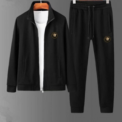 Versace 2019 Mens Logo Training Clothes&Pants - 베르사체 2019 남성 로고 트레이닝복&팬츠 Ver0274x.Size(m - 3xl).블랙