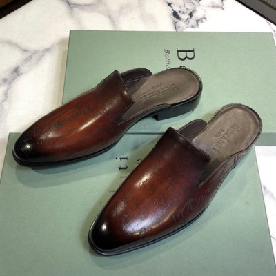 Berluti 2019 Mens Leather Bloafer -  벨루티 2019 남성용 레더 블로퍼 BERTS0031.Size(245 - 270).브라운