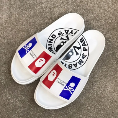 Master Mind Japan 2019 Mens Slipper - 마스터마인드 재팬 2019  남성용 슬리퍼 MMJS0011.Size(240 - 270).화이트