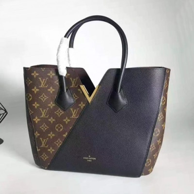 Louis Vuitton 2019 Monogram Kimono Tote Bag,44cm - 루이비통 2019 모노그램 기모노 토트백 M40460 ,LOUB1702,38cm,블랙+브라운