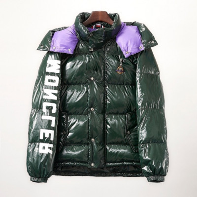 Moncler 2019 Mens Patch Logo Modern Down Padding - 몽클레어 2019 남성 패치 로고 모던 다운패딩 Moc0767x.Size(m - 3xl).그린