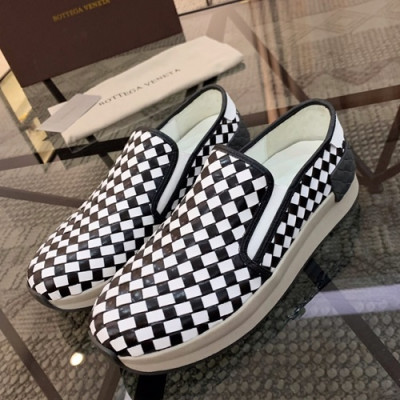 Bottega Veneta 2019 Mens Leather Slip On - 보테가베네타 2019 남성용 레더 슬립온 BVS0074.Size(240 - 270).화이트