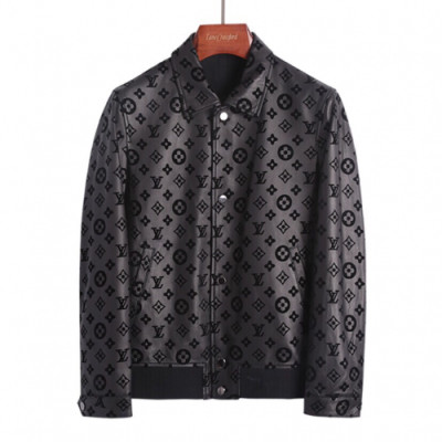 Louis vuitton 2019 Mens Logo Casual Sheep-skin Jacket - 루이비통  2019 남성 로고 캐쥬얼 양가죽 자켓 Lou01260x.Size(m - 3xl).블랙