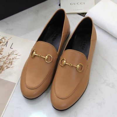 Gucci 2019 Mm / Wm Leather Loafer - 구찌 2019 남여공용 레더 로퍼 GUCS0365.Size(225 - 275).카멜