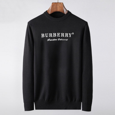 Burberry 2019 Mens Retro Logo Crew - neck Sweater - 버버리 2019 남성 레트로 로고 크루넥 스웨터  Bur01162x.Size(m - 3xl).블랙