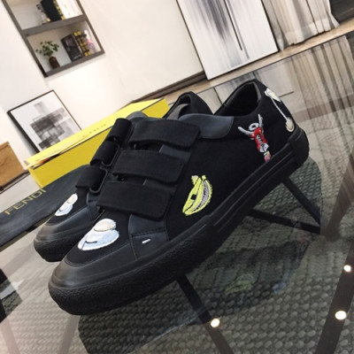 Fendi 2019 Mens Canvas Sneakers - 펜디 2019 남성용 캔버스 스니커즈 FENS0154,Size(240 - 275).블랙