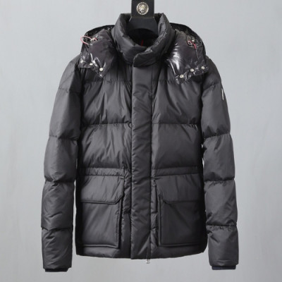 Moncler 2019 Mens Patch Logo Modern Down Padding - 몽클레어 2019 남성 패치 로고 모던 다운패딩 Moc0795x.Size(m - 3xl).블랙