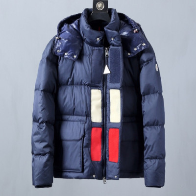 Moncler 2019 Mens Patch Logo Modern Down Padding - 몽클레어 2019 남성 패치 로고 모던 다운패딩 Moc0797x.Size(m - 3xl).네이비