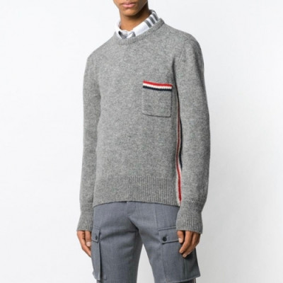 Thom Browne 2019 Mens Strap Crew-neck Sweater - 톰브라운 2019 남성 스트랩 크루넥 스웨터 Thom0515x.Size(s - 2xl).그레이