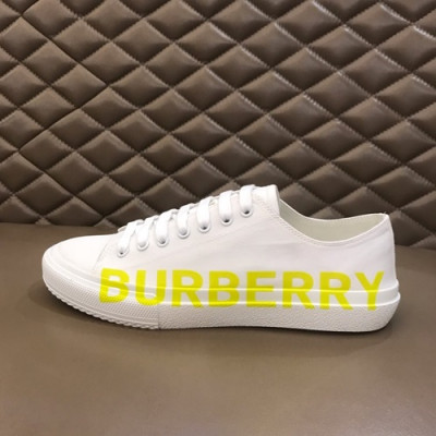 Burberry 2019 Mens Canvas Sneakers - 버버리 2019 남성용 캔버스 스니커즈 BURS0031,Size(240 - 270).화이트