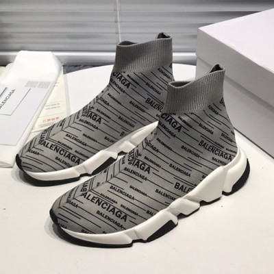 Balenciaga 2019 Mm / Wm Speed Runner - 발렌시아가 2019 남여공용 스피드러너 BALS0073,Size(220 - 275),그레이