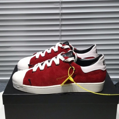 Y-3 2019 Mm / Wm Leather Sneakers - 요지야마모토 2019 남여공용 레더 스니커즈 Y-3S0030,Size(225 - 275).레드