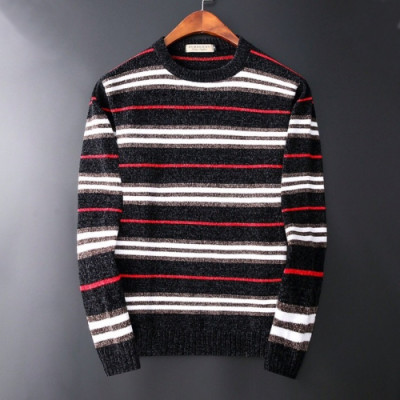 Burberry 2019 Mens Retro Logo Crew - neck Sweater - 버버리 2019 남성 레트로 로고 크루넥 스웨터  Bur01196x.Size(m - 3xl).블랙