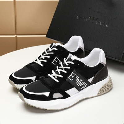 Armani 2019 Mens Sneakers  - 알마니 2019 남성용 스니커즈 ARMS0067,Size(240 - 270).블랙