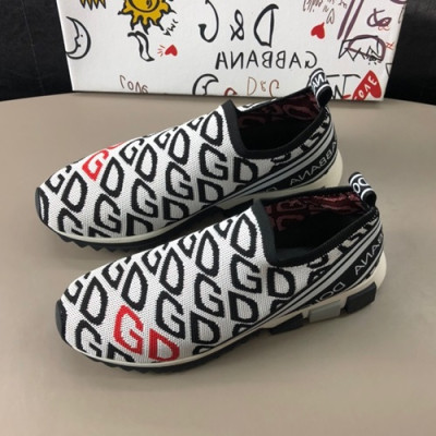 Dolce&Gabbana 2019 Mens Running Shoes - 돌체앤가바나 2019 남성용 런닝슈즈 DGS0086,Size(240 - 270).화이트