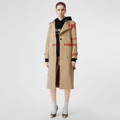 Burberry 2019 Womens Vintage Cotton Trench Coat - 버버리 2019 여성 빈티지 코튼 트렌치 코트 Bur01218x.Size(s - xl).베이지