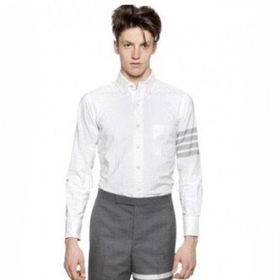 Thom Browne 2019 Mens Strap Cotton Shirt - 톰브라운 2019 남성 스트랩 코튼 셔츠 Thom0277x.Size(s - 2xl).화이트