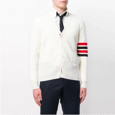 톰브라운 남성 브이넥 가디건 - Thom Browne Mens V-neck Cardigan - tho355x