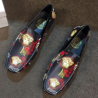 Versace 2019 Mens Leather Loafer - 베르사체 2019 남성용 레더 로퍼,VERS0114.Size (240 - 270).블랙