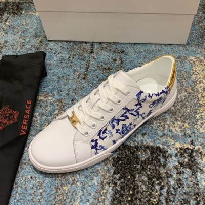 Versace 2019 Mens Leather Sneakers - 베르사체 2019 남성용 레더 스니커즈 VERS0120,Size (240 - 270).화이트