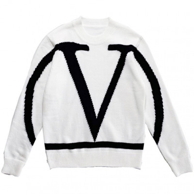 Valentino 2019 Mens Big Logo Wool sweater - 발렌티노 2019 남성 빅로고 울 스웨터 Val0268x.Size(s - 2xl).화이트