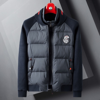 Moncler 2019 Mens Logo Casual Zip-up Down Jacket - 몽클레어 2019 남성 로고 캐쥬얼 집업 다운 자켓 Moc0853x,Size(m - 3xl).네이비