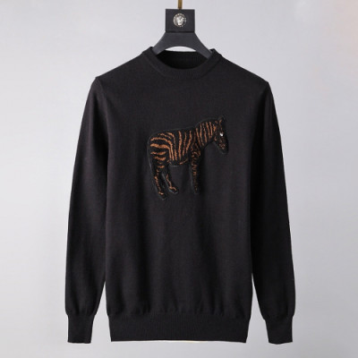 Louis vuitton 2019 monogram Crew neck Sweater - 루이비통 2019 남성 모노그램 크루넥 스웨터 Lou01290x.Size (m - 3xl).블랙