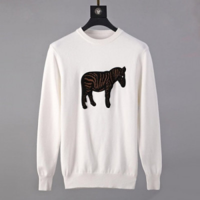 Louis vuitton 2019 monogram Crew neck Sweater - 루이비통 2019 남성 모노그램 크루넥 스웨터 Lou01291x.Size (m - 3xl).화이트