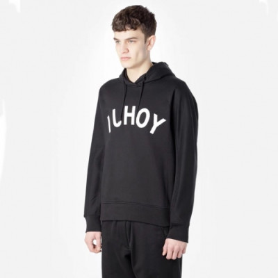 Y-3 2019 Mens Street Cotton HoodT - 요지야마모토 2019 남성 Street 코튼 후드티 Y3/0033x.Size(s - xl).블랙