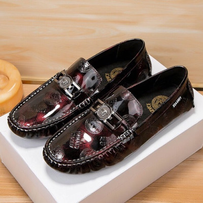 Versace  2019 Mens Leather Loafer - 베르사체 2019 남성용 레더 로퍼 VERS0154,Size(240 - 275).와인