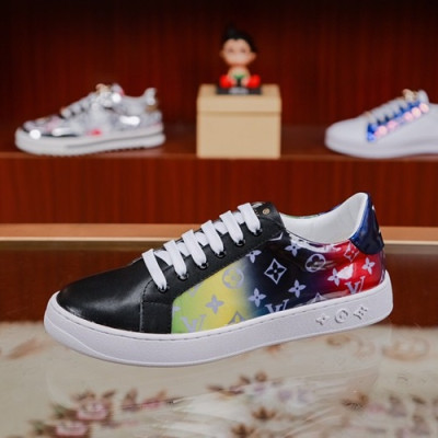 Louis Vuitton 2019 Mens Leather Sneakers - 루이비통 2019 남성용 레더 스니커즈 LOUS0391,Size(240 - 270).블랙