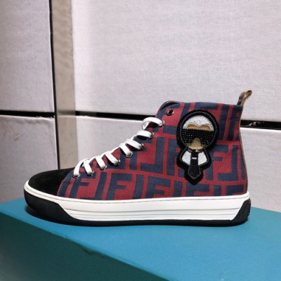 Fendi 2019 Mens Canvas Sneakers  - 펜디 2019 남성용 캔버스 스니커즈 FENS0203,Size(240 - 270).레드