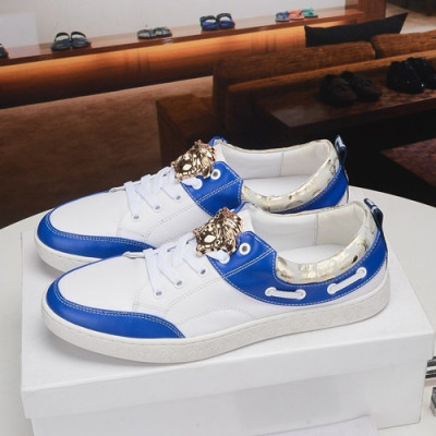 Versace 2019 Mens Leather Sneakers - 베르사체 2019 남성용 레더 스니커즈 VERS0171,Size (240 - 270).화이트