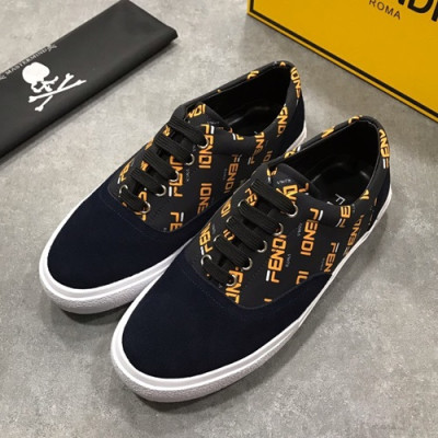 Fendi 2019 Mens Suede Sneakers  - 펜디 2019 남성용 스웨이드 스니커즈 FENS0207,Size(240 - 270).블랙