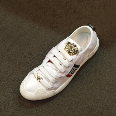 Versace 2019 Mens Leather Sneakers - 베르사체 2019 남성용 레더 스니커즈 VERS0188,Size (240 - 270).화이트