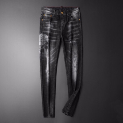 Philipp plein 2019 Mens Denim Pants - 필립플레인 2019 남성 데님 팬츠 Phi0068x.Size(28 - 38).블랙