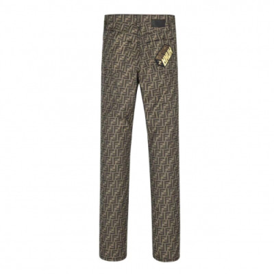 Fendi 2019 Mens Classic Slim Fit Pants - 펜디 2019 남성 클래식 슬림핏 팬츠 Fen0366x.Size(30 - 36).브라운