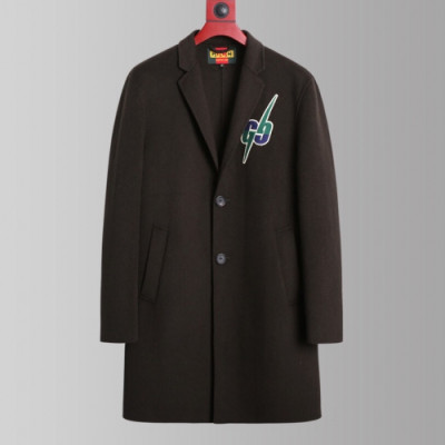 Gucci 2019 Mens Patches Cashmere Coat - 구찌 2019 남성 패치 캐시미어 코트 Guc01521x.Size(s - 3xl).브라운