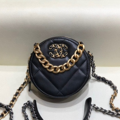 Chanel 2019 Women Mini Cross Bag,12cm - 샤넬 2019 여성용 미니 크로스백 CHAB1279, 12cm,블랙