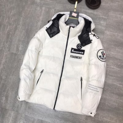 Moncler 2019 Mens Patch Logo Modern Goose Down Padding - 몽클레어 2019 남성 패치 로고 모던 구스다운 패딩 Moc0926x.Size(m - 3xl).화이트