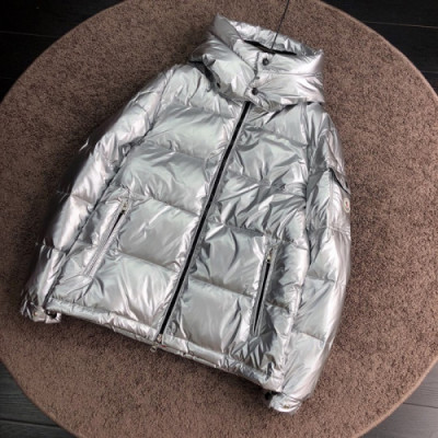 Moncler 2019 Mens Patch Logo Modern Duck Down Padding - 몽클레어 2019 남성 패치 로고 모던 덕다운 패딩 Moc0935x.Size(m - 3xl).실버