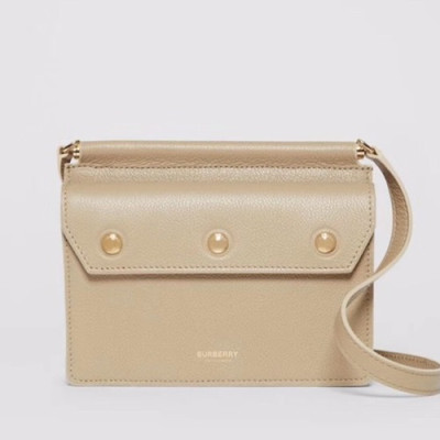 Burberry 2019 Leather Shoulder Bag, 19cm - 버버리 2019 여성용 레더 숄더백 ,BURB0406,19cm,베이지