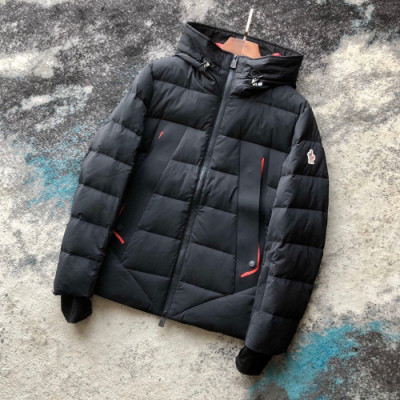 Moncler  2019 Mens Patch Logo Modern Duck Down Padding - 몽클레어 2019 남성 패치 로고 모던 덕다운 패딩 Moc0958x.Size(m - 3xl).블랙