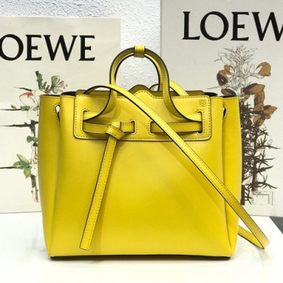 Loewe 2019 Lazo Tote Shoulder Bag, 22CM - 로에베 2019 라조 토트 숄더백 ,LOEB0361, 22CM, 옐로우