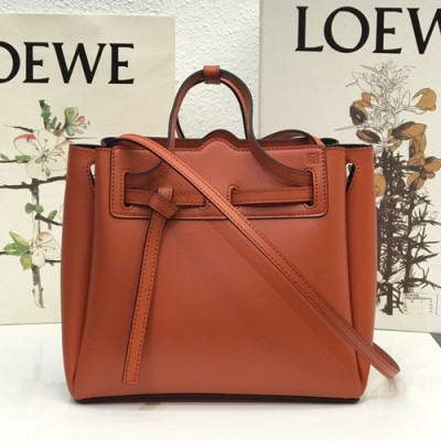 Loewe 2019 Lazo Tote Shoulder Bag, 22CM - 로에베 2019 라조 토트 숄더백 ,LOEB0365, 22CM, 오렌지