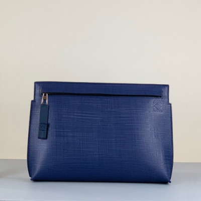 Loewe 2019 Clutch Bag,29.5CM - 로에베 2019 남여공용 클러치백 ,LOEB0370, 29.5CM, 블루