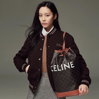 Celine 2019 Triomphe Canvas Bucket Back Pack / Shoulder Bag,40CM - 셀린느 2019  트리옴페 캔버스 버킷 백팩 / 숄더백 ,CELB0076,40CM,브라운