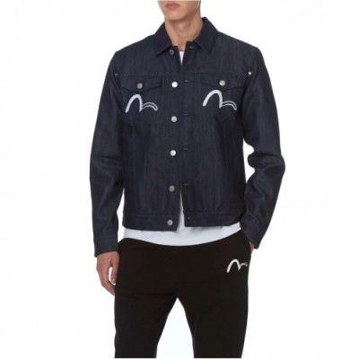 Evisu Mens Embroidery Evisukuro Casual Jacket - 에비수 2019 남성 자수 갈매기 캐쥬얼 자켓 Evi15x