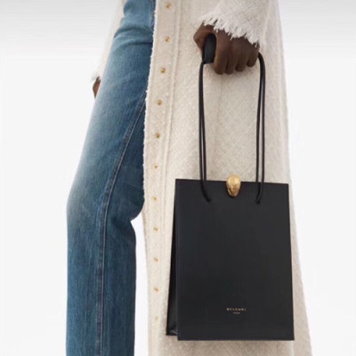 Bvlgari x Alexander Wang 2019 Tote Shoulder Shopper Bag,28CM - 불가리 x 알렉산더 왕 2019 토트 숄더 쇼퍼백,BVLB0156,28cm,블랙