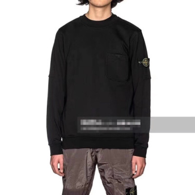 Stone Island 2019 Mens Light Reflection Logo Cotton Man-to-man - 스톤아일랜드 2019 남성 로고 코튼 맨투맨 Sto0042x.Size(s - 2xl).2컬러(블랙/네이비)